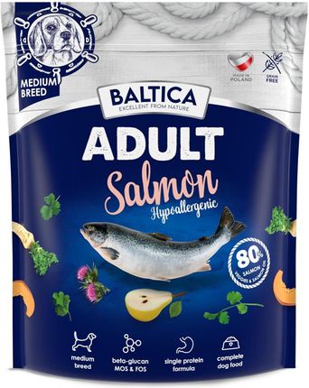Baltica Adult Salmon Hypoallergenic Rasy Średnie 1Kg