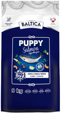 Baltica Puppy Salmon Hypoallergenic Małe Rasy 9Kg