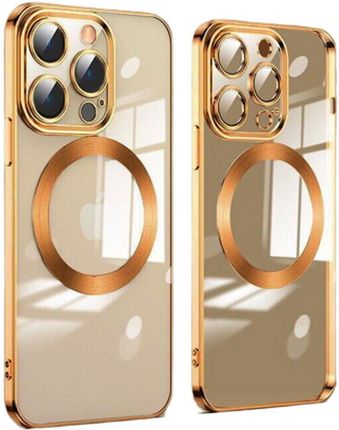 D-Pro Gloss Magsafe Case Etui Magnetyczne Obudowa Iphone 13 Pro Max (Gold)