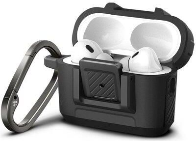 Etui Na Słuchawki Spigen Lock Fit Do Apple Airpods Pro 1/2 Czarny