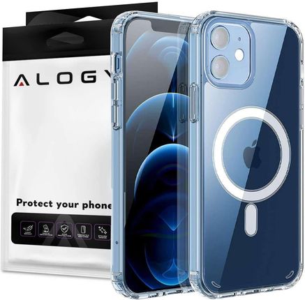 Etui Do Magsafe Ultra Slim Alogy Ładowarek Qi Iphone 12/ Pro Przezroczyste