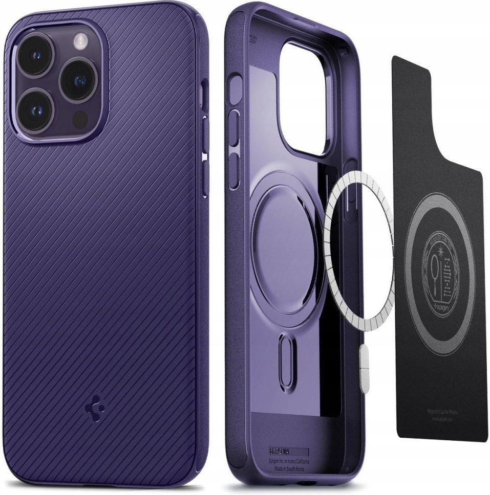Spigen Mag Armor Iphone 14 Pro Max Deep Purple Etui na telefon, ceny