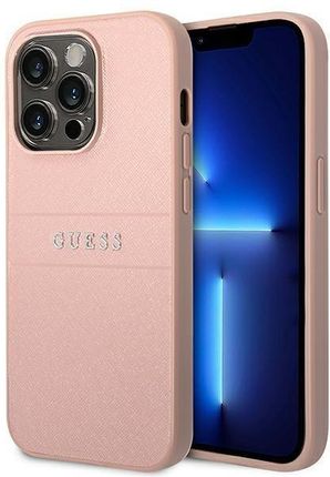 Guess Guhcp14Xpsasbpi Iphone 14 Pro Max 6,7" Różowy/Pink Saffiano Strap