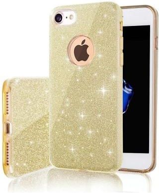 Nakładka Glitter 3W1 Do Iphone 14 Pro Max 6,7" Złota