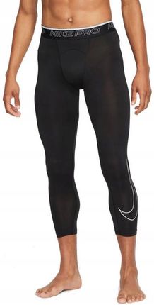 Nike Spodnie Leginsy Termoaktywne Dri Fit 3 4M Dd1919010