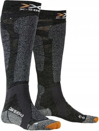 X-Socks Skarpety Narciarskie Carve Silver R.42-44 Xsss47W19Ug0364244