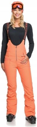 Roxy Spodnie Na Szelkach Snowboard [03117] 15K L Pomarańczowy