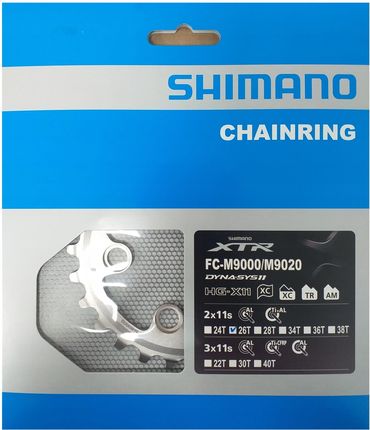 Shimano Zębatka Tarcza Xtr Fc-M9000/M9020 26T Y1PV26000