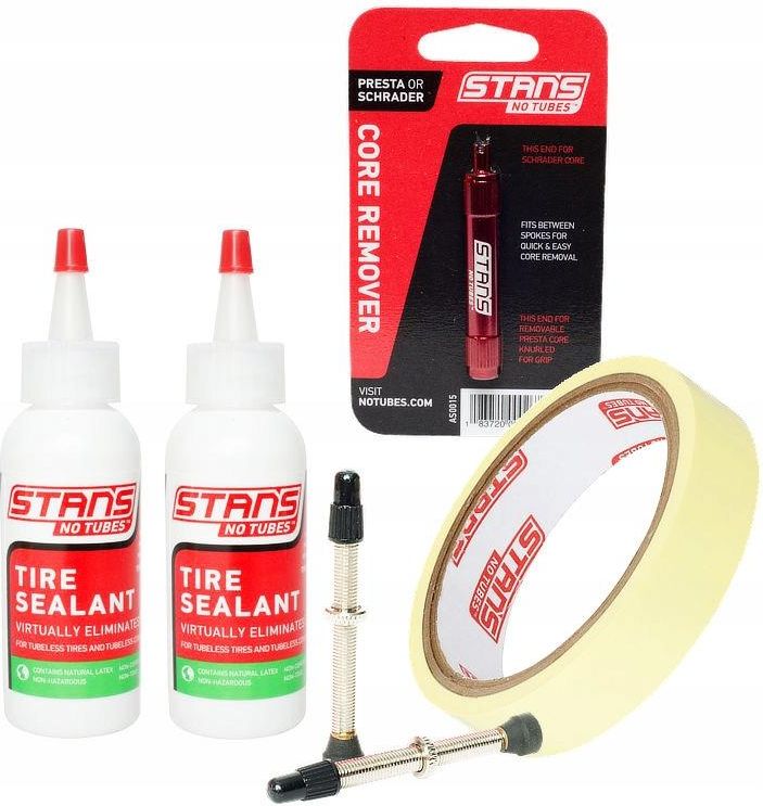 Stan'S Notubes Road/Gravel Tubeless Kit 25Mm/55Mm AS0196 - Ceny i ...