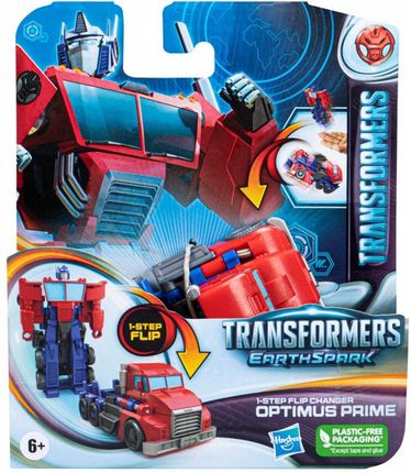 Hasbro Transformers Earthspark 1 Step Filp Optimus Prime F6716