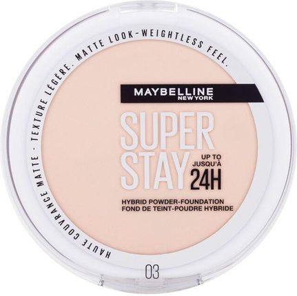 Maybelline New York Super Stay 24H Hybrid Powder-Foundation Podkład W Pudrze 03 9 g 