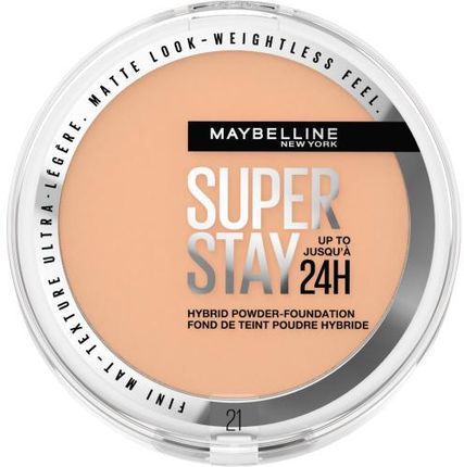 Maybelline New York Super Stay 24H Hybrid Powder-Foundation Podkład W Pudrze 21 9 g 