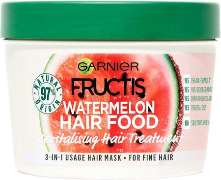 Garnier Fructis Hair Food Watermelon maska do włosów 400 ml