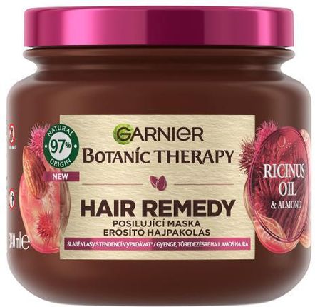 Garnier Botanic Therapy Ricinus Oil & Almond Hair Remedy maska do włosów 340 ml