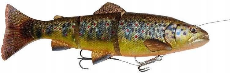 Savage Gear 4D Line Thru Pulse Tail Trout 16 cm 51g - Leurre Slow Sink - Pêcheur en ligne