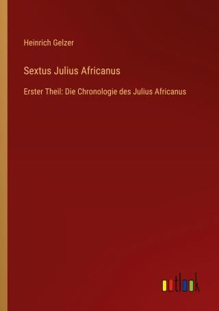 Sextus Julius Africanus - Literatura obcojęzyczna - Ceny i opinie ...