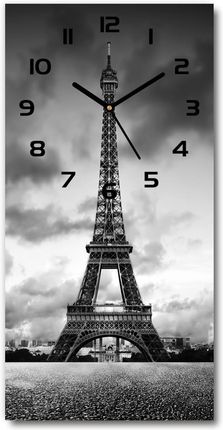 Wallmuralia.Pl Zegar Ścienny Wieża Eiffla Paryż 30X60Cm (Plzsp30X60Cf76327213)