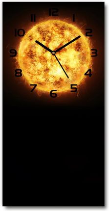 Wallmuralia.Pl Nowoczesny Zegar Ścienny Słońce 30X60Cm (Plzsp30X60Cf80685077)