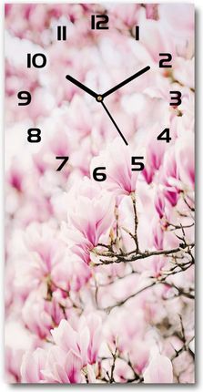 Wallmuralia.Pl Zegar Ścienny Cichy Kwiaty Magnolii 30X60Cm (Plzsp30X60Cf81680689)