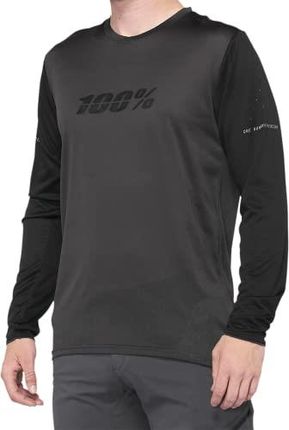 100% Mtb Wear Ridecamp Long Sleeve Jersey Koszulka Black Charcoal Wielobarwny