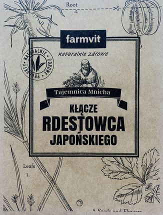 Farmvit Witherba Rdestowiec Japoński Kłącze 100G