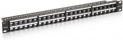 Equip Cat 6 Keystone Patch Panel unshielded 48-port (769248)