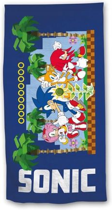 Ręcznik Sonic The Hedgehog 70X140 Plażowy Na Basen