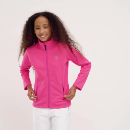 Rossignol Bluza Narciarska Dla Dzieci Girl Fz Clim Różowa