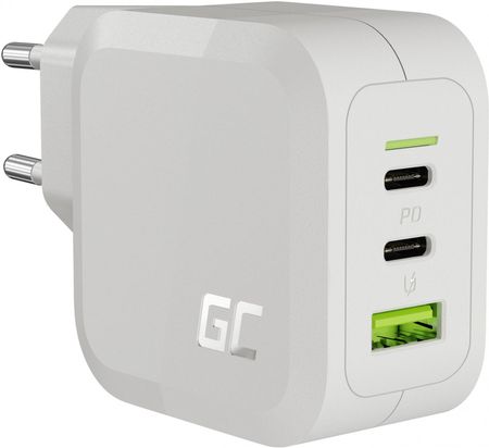 Green Cell 65W 2x USB-C 1xUSB-A biały (CHARGC08W)