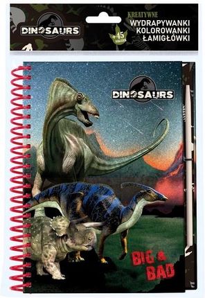 Kidea Notes Kreatywny Z Wydrapywankami Dinozaur