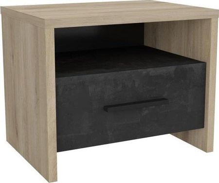 Demeyere Colorado Stolik Nocny Z 1 Szuflada Wystrój Chene Kronberg Dl. 49,6Xgl. 36,3 Wys. 40,1 Cm 12515380