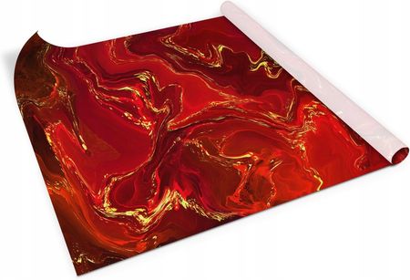 Coloray Okleina Pcv Dekoracyjna Czerwony Marmur 100X50 Cm