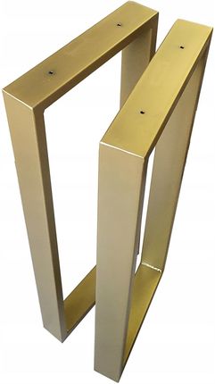 Metalowe Nogi Stołu Stolika 50X75 Profil 6/2 Złote