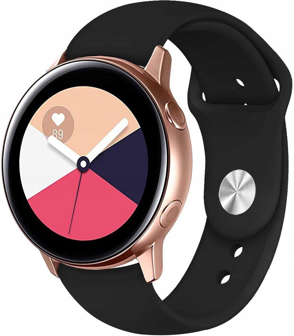 Czarny Pasek Do Samsung Galaxy Watch Active Opinie i ceny na Ceneo.pl