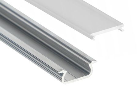 Smartled Profil Led Aluminiowy Do Taśma 2M+ Klosz (P022+K012MR)