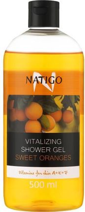 Natigo Vitalizing Shower Gel Sweet Oranges Energetyczny Żel Pod Prysznic Słodkie Pomarańcze 500 ml