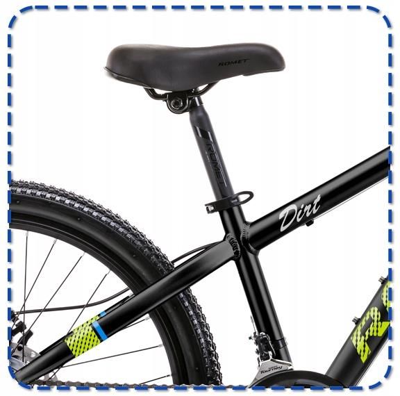 Romet Rambler Dirt Mtb Czarny Zielony 24 2022 Rowery Górskie Męskie