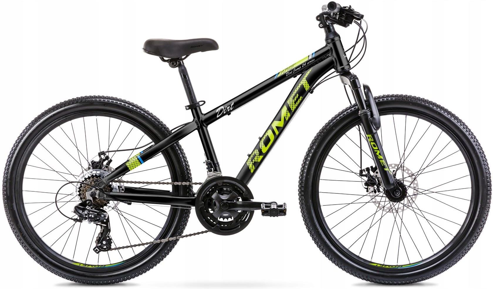 Romet Rambler Dirt Mtb Czarny Zielony 24 2022 Rowery Górskie Męskie