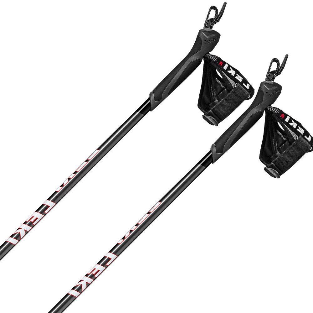 LEKI XTA Track - Bastoncini Da Sci Fondo Fissi In Alluminio, Impugnatura FRT, Misura 155 Cm
