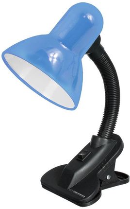 Lampka biurkowa z klipsem E27 Esperanza PROCYON - niebieska