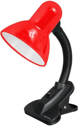 Lampka biurkowa z klipsem E27 Esperanza PROCYON - czerwona