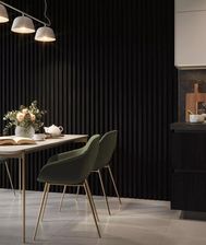 Zdjęcie Ld Dąb Czarny Lamel Ścienny I Sufitowy 3D 275X3X4Cm  - Piechowice