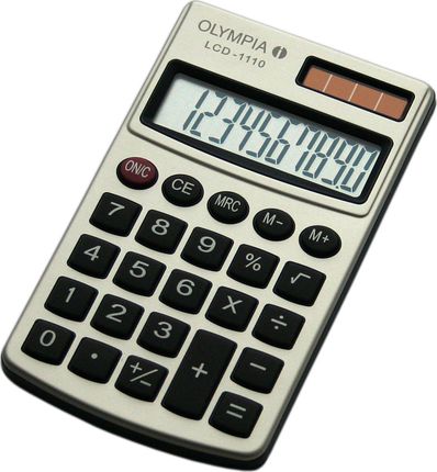 Olympia Kalkulator Taschenrechner Lcd 1110 Silber (941901000)