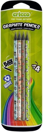 Ołówek Trójkątny Black Wood Hb Cricco