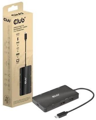 Club 3D - docking station USB-C 3.2 Gen 2 x DP GigE (CSV1598)