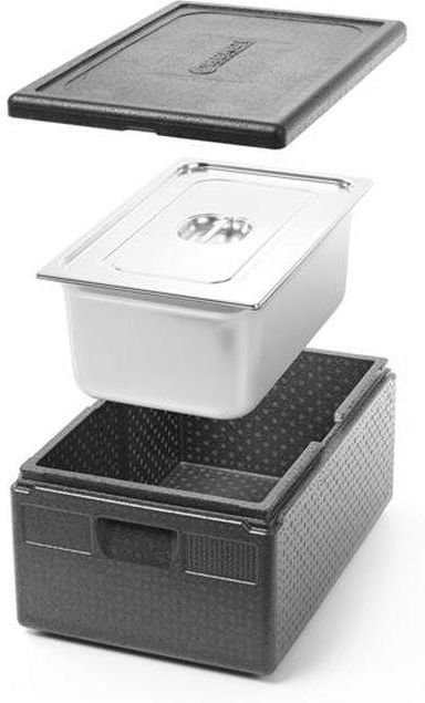 HENDI Teglia GN1/1 Con 2 Scomparti - 7.5 Litri 530x325x65 Mm - Foto 5