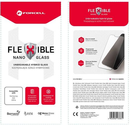 Szkło Hybrydowe Forcell Flexible Nano Glass Do Samsung Galaxy A52/52S 5G