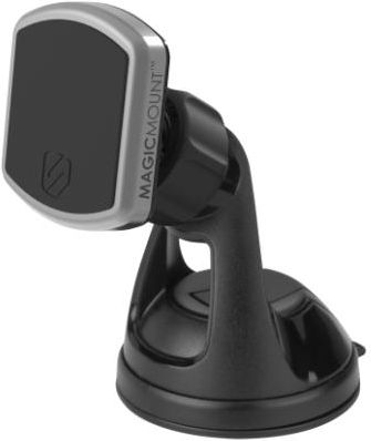 Scosche MAGWSM-10PKFLT MagicMount - Supporto magnetico a ventosa per cruscotto o parabrezza, testa magnetica regolabile a 360°, supporto universale per cellulare, per iPhone, Samsung e altri