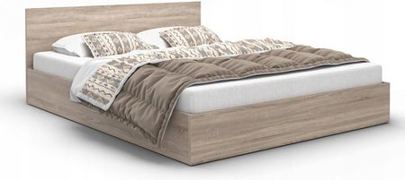 Łóżko sypialniane 140x200 cm z materacem Sonoma