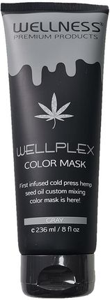 WELLNESS PREMIUM PRODUCTS Wellplex Color Mask maska koloryzująca do włosów - Gray 250ml